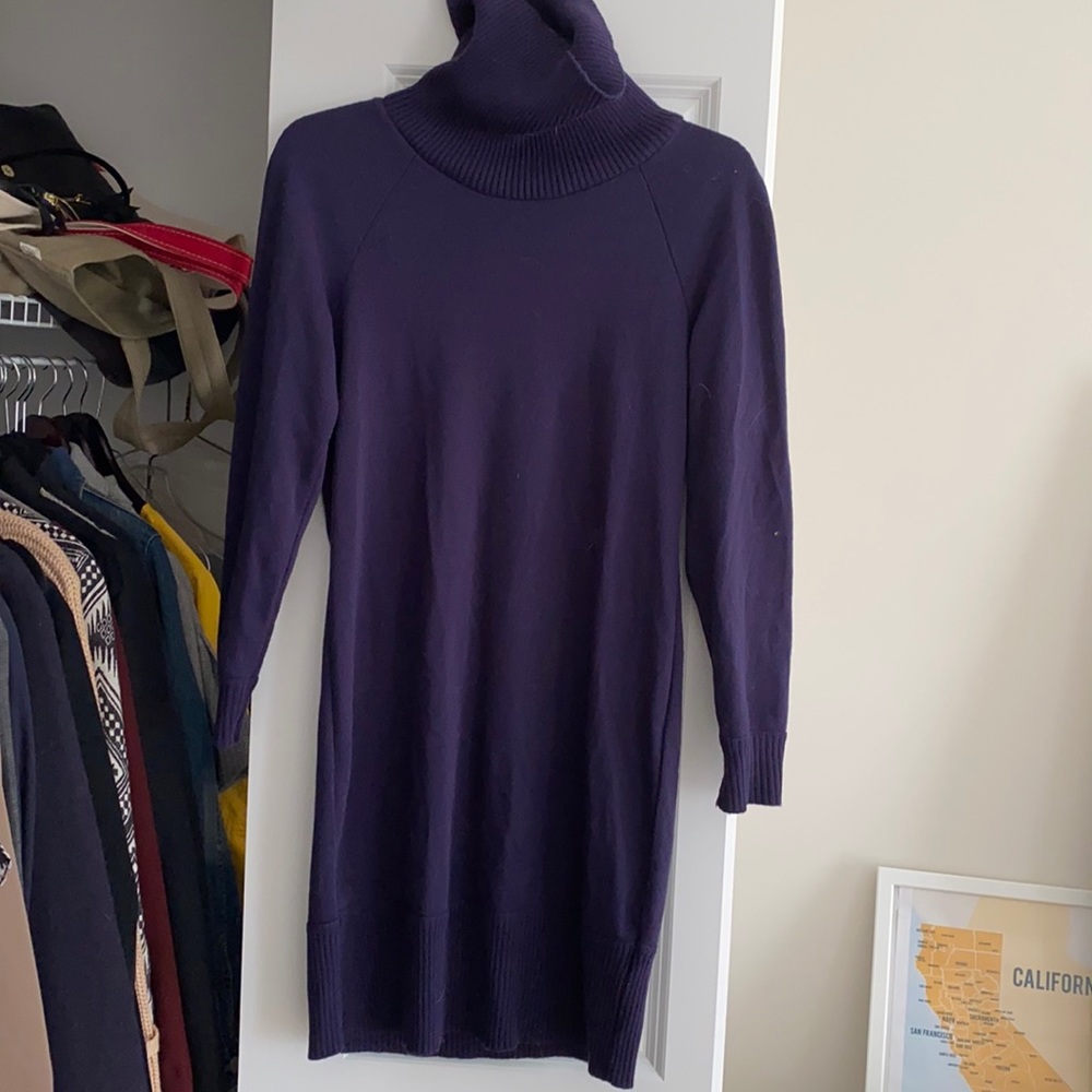 Something Navy sweater dress sample S